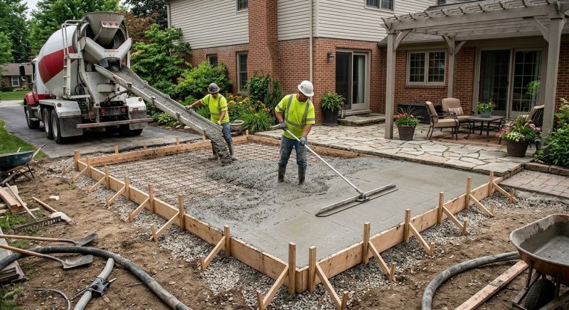 Concrete Installation in Ann Arbor, MI