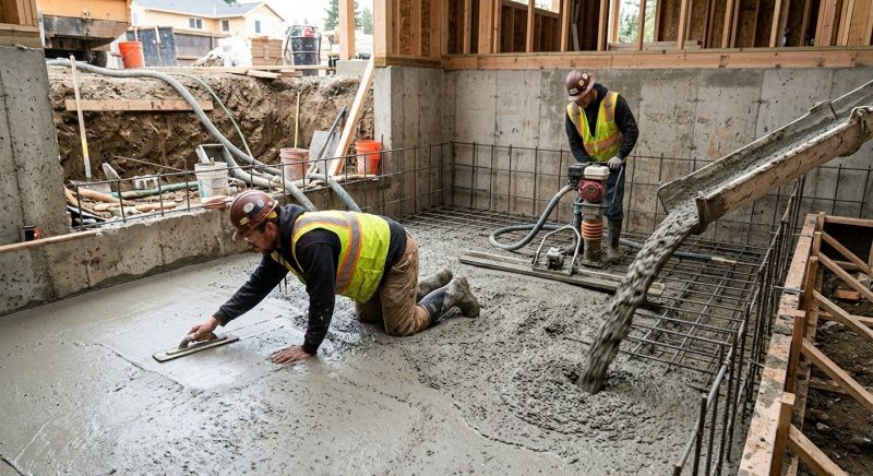 Basement Concrete Installation in Livingston County, MI