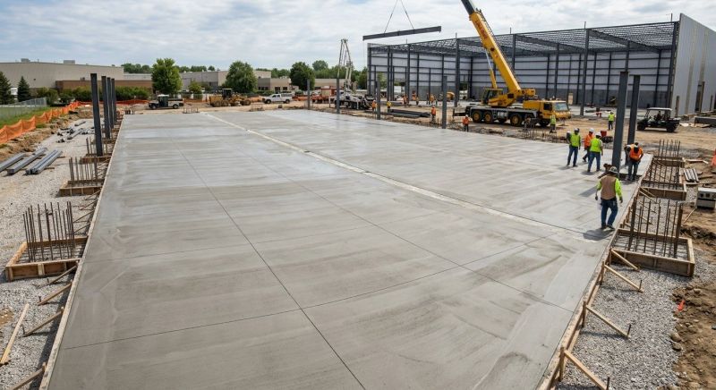 Commercial Slab Construction in Manchester, MI