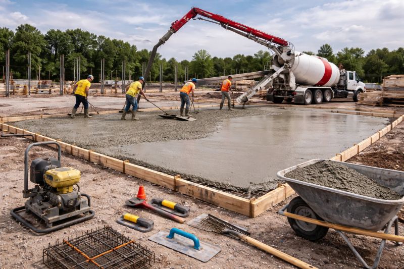 Commercial Slab Construction in Pinckney, MI
