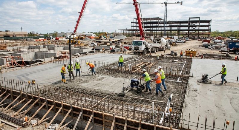 Commercial Slab Construction in Ypsilanti, MI