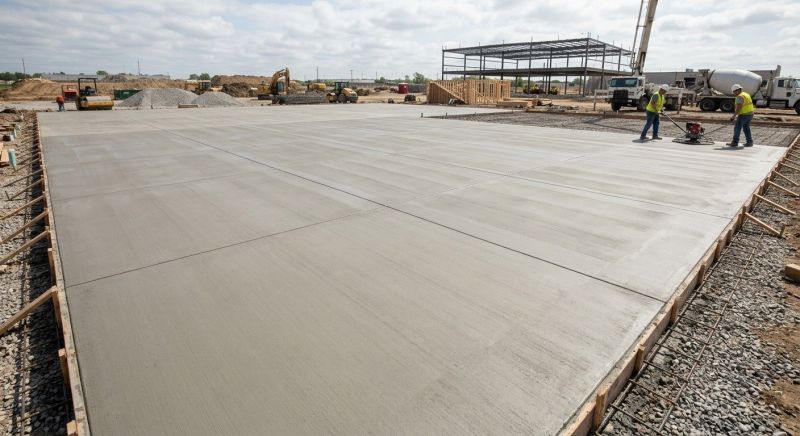 Commercial Slab Installation in Chelsea, MI