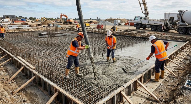 Foundation Pouring in Ann Arbor, MI