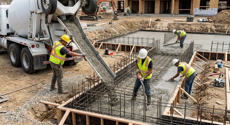Foundation Wall Pouring in Ypsilanti, MI